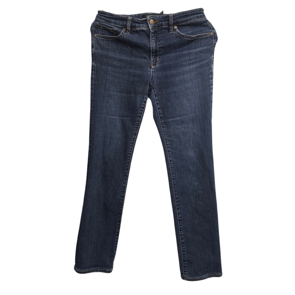 Lauren Ralph Lauren Straight Leg Jeans Old Money Quiet Luxury Y2K Preppy Size 6